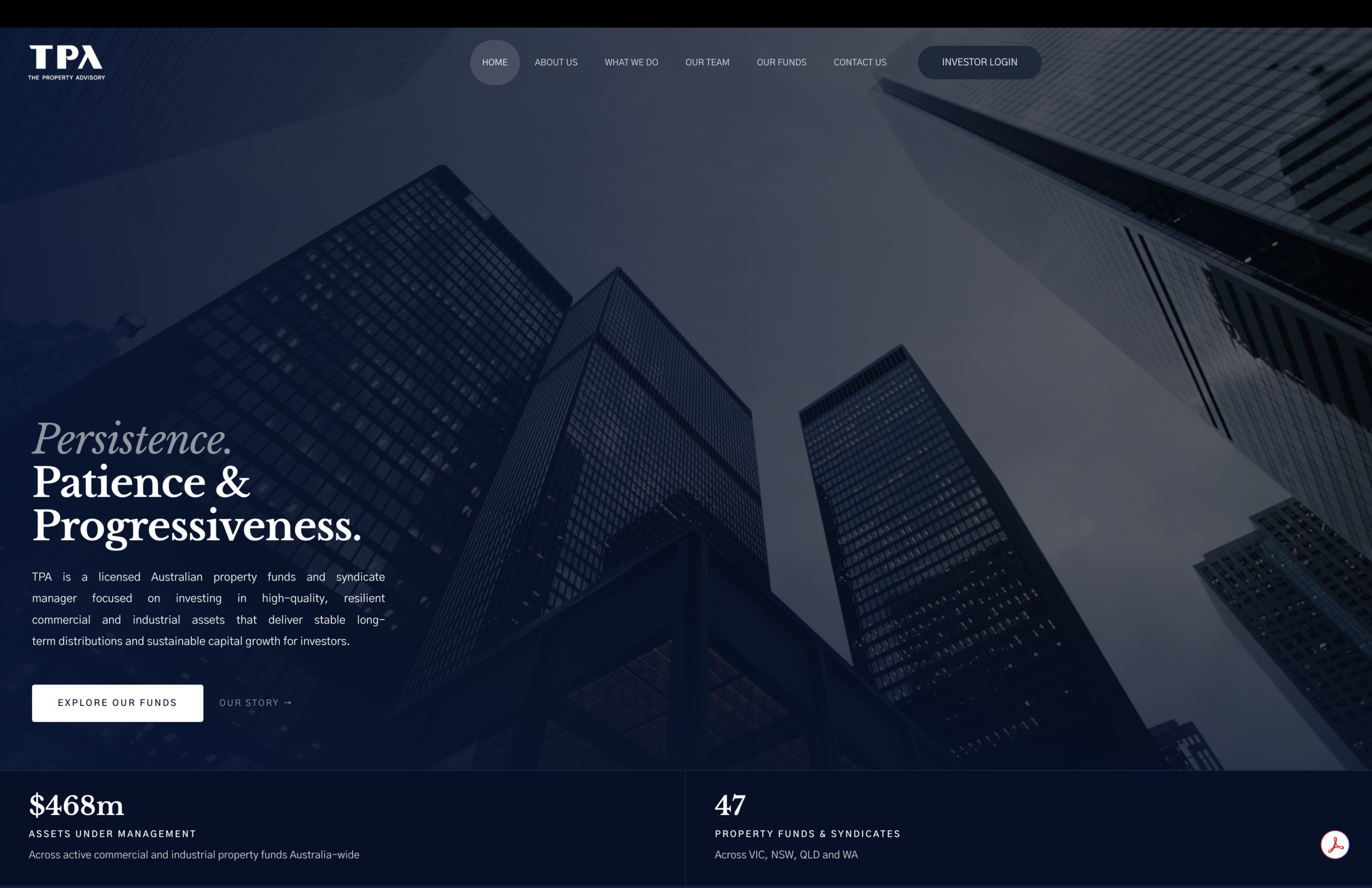 The Property Advisory Group website, built and maintained by AVEDIA